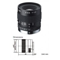 RICOH FL-HC0612A-VG VGA Lens (Manual Iris Lens)